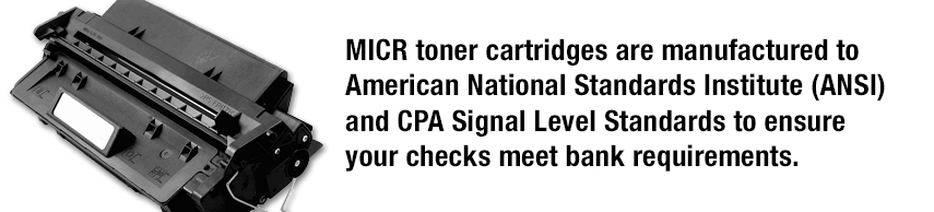 MICR Toner Cartridges